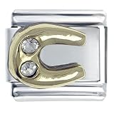 Horseshoe Animals Italian Charms Bracelet Link