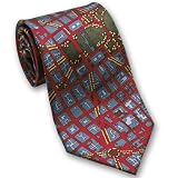 CIVITAS Map of Washington DC - Men's Silk Necktie available in Red / Blue, or Blue / Gold