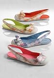 Chadwicks - Real Comfort® Plaid Slingback Sneaker Flats
