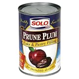 Solo Filling, Prune Plum, 12-Ounce Unit (Pack of 12)