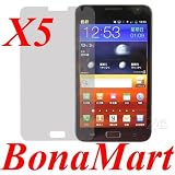 5 Clear LCD Screen Protector for SAMSUNG Galaxy Note N7000 i9220