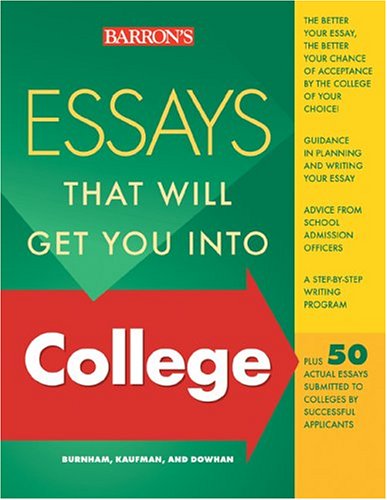 Cover image : Essays That Will Get You into College (Essays That Will Get You Into College)