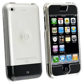 4 Piece Value Combo Deal: Crystal Clear Snap-On/Clip-on Hard Case + Car/Vehicle Charger + Travel/Home Charger + UAB Data Cable for Apple iPhone. The Case Comes with a Removable Belt Clip and the Chargers and USB Data Cable Are Compatible To iPod Mini, Nano, Classic, Touch Too.