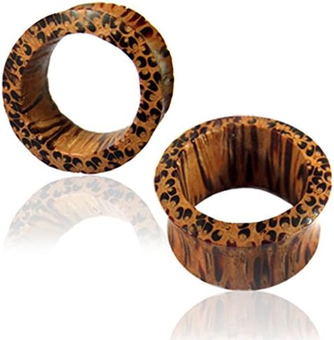 Organic Coconut Wood Tunnel Ear Gauges Handmade 3/4" (18mm)