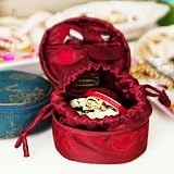 Travel Jewelry Case - Silk Jacquard
