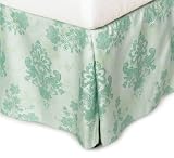 Pinzon Verde Jacquard Bedskirt