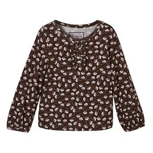 Cherokee Bark TG LS Print Tee - 2T