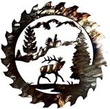 Review Black Forest Decor  / Elk Scenic Saw Blade - 12 inch