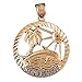 CleverSilver's 14K Gold Pendant Two Tone St.