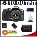 Olympus Evolt E510 10MP E-510 Digital SLR Camera with Olympus 14-42mm Zuiko Lens + Spare BLM-1 Battery for Olympus + High Speed USB 2.0 CompactFlash (CF) Card Reader + Cameta Incognito 1000 Deluxe SLR Gadget Bag (fits E300, E330, E410, E500 & E510)