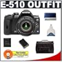 Olympus Evolt E510 10MP E-510 Digital SLR Camera with Olympus 14-42mm Zuiko Lens + Spare BLM-1 Battery for Olympus + High Speed USB 2.0 CompactFlash (CF) Card Reader + Cameta Incognito 1000 Deluxe SLR Gadget Bag (fits E300, E330, E410, E500 & E510)