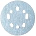 Norton 3X Hook & Sand Hoop and Loop Disc, Paper Backing, Ceramic Alumina, 5 Hole Count
