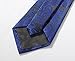 Coxeer® Men's Paisleyc Prom Necktie Sets :Cufflinks+pocket Square+cufflinks (Deep Blue)