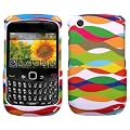 MyBat Pop Wave Snap-On Hard Cover Case For BlackBerry Curve 3G 9330