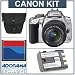 Electronics Canon Digital Rebel XTi SLR w/ EFS 18-55mm - Chrome - Refurbished by Canon U.S.A.with 2 GB CF Memory Card, Spare NB-2LH Lithium-Ion Rechargeable Battery, Camera Case REVIEWS