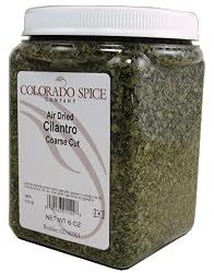 Colorado Spice Cilantro Flakes, Air Dried, 6-Ounce Jars (Pack of 2)