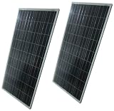 DM 158w Monocrystalline Solar Panel (2 Pack)