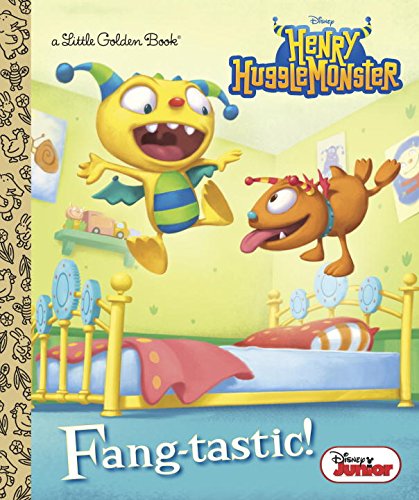 fang tastic disney junior henry hugglemonster little golden book