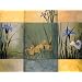 Pimpernel Iris Squares Placemats - Set of 4 (Large)