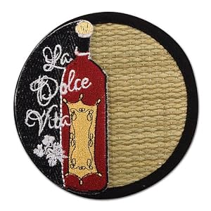 La Dolce Vita Glass Slippers Coaster- 4 Diameter by