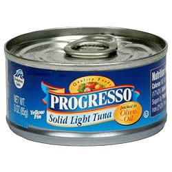 Progresso Solid Light Tuna in Olive Oil, 3-Ounce Cans (Pack of 24)