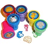 ~ 24 ~ Jungle Zoo Safari Stampers Self-ink Stamps ~ NEW