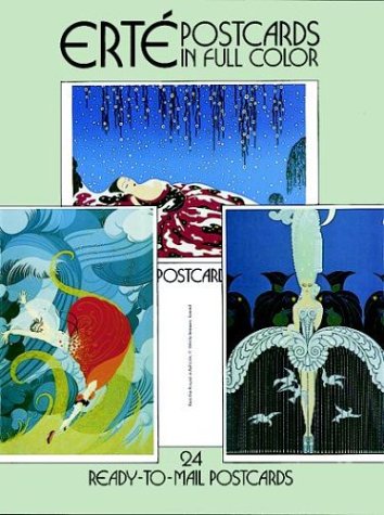 Erte Postcards in Full Color: 24 Ready-to-Mail Postcards (Dover Postcards)