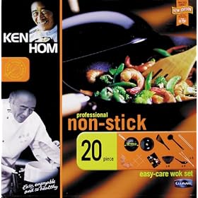 Ken Hom 12" Non-Stick Easy Care 20 Pce Wok Set