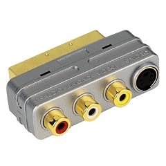 Hama Adapter S-VHS/3x Cinch auf Scart (IN) vergoldet