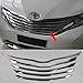 Generic 5PCS Car Chrome Front Grill Grille Cover Trim Trims Fit For Toyota Sienna 2015 2016 2017