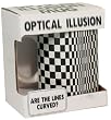Paladone Optical Illusion Mug are the lines curved?