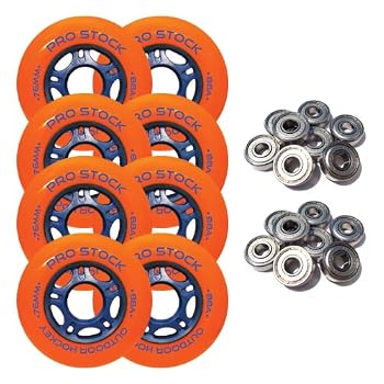 Set A Shopping Price Drop Alert For PRO STOCK Outdoor Inline Skate Wheels 76mm Asphalt Formula +Abec 9 Bearings
