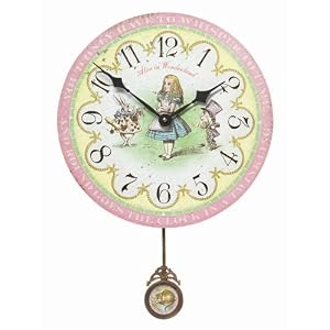 Storytime Collection 13 Wall Clock - Alice in Wonderland