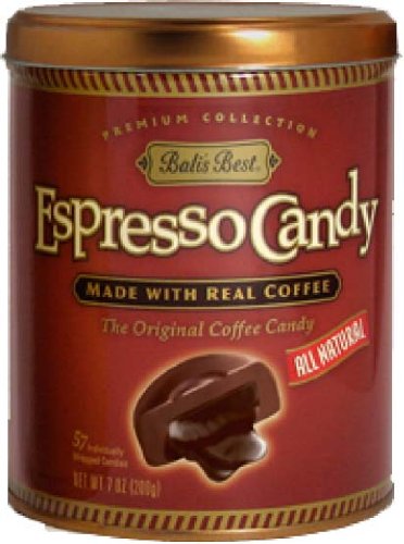 Balis Best Espresso Candy, 7-Ounce Tin Cans (Pack of 6)
