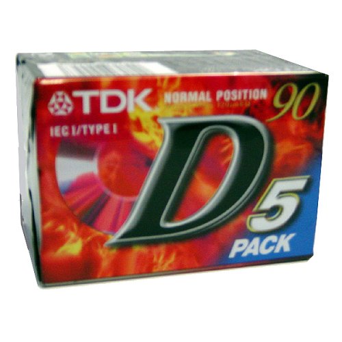 Childrens Toyshop   : TDK Audio Cassette Tape 90min 5 Pack