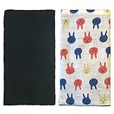 リバーシブルチャイルドシートカバー (うさぎビビット×ネイビータオル)