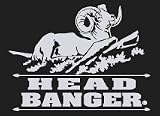 Head Banger Upstream Images Silver Vinyl Wildlife Car Truck Window Decal Sticker