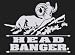 Head Banger Upstream Images Silver Vinyl Wildlife Car Truck Window Decal Sticker