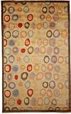 Rugs America Himalaya Circles, Sage, 2 by 3-Feet