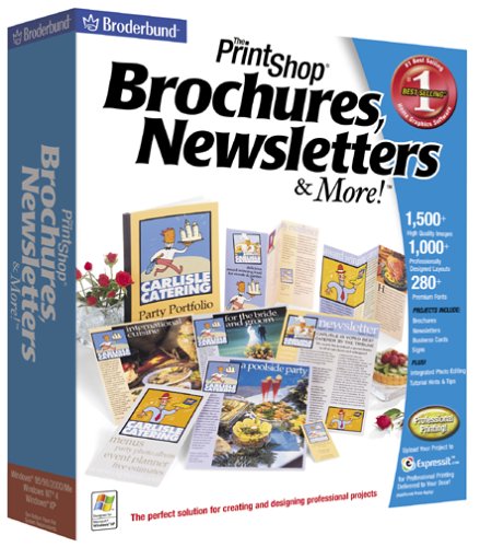 Software: PrintShop. Newsletters, Brochures & More