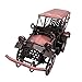 ABURA Handmade Retro Nostalgia Classic car Model,Pop Time Iron Car Model Ornament for Home Office Decoration(Bronze Classic Car Model)