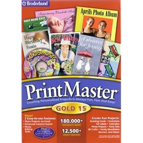 Printmaster Gold 15 by Riverdeep - Learning company