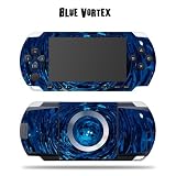 Protective Vinyl Skin Decal for SONY PSP - Blue Vortex