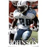 Tennessee Titans Chris Johnson NFL Poster Print 22x34