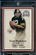 2000 Fleer Greats of the Game Football Card # 1 Terry Bradshaw Pittsburgh Steelers Mint Condition - Shipped In Protective ScrewDown Case!
