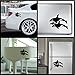 Killer Whale Family - Animal Decal Vinyl Car Wall Laptop Cellphone Sticker