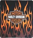 Harley Davison Fleece Blanket