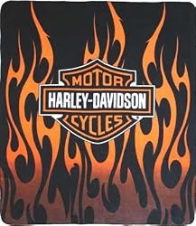 Harley Davison Fleece Blanket