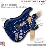Abstract 01 Blue WraptorSkinz Skin fits Rock Band Stratocaster Guitar for N ....