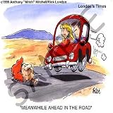 Londons Times Funny Music Cartoons - A Head In The Road - Light Switch Covers - single toggle switch